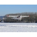Piper PA-18 HB-PLG with skis